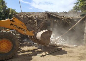 إزالة 182 حالة تعد على أراضى أملاك الدولة ببني سويف 29 - جريدة المساء