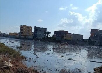 غرق منازل قرية "البنائين الشرقية" بكفر الشيخ بعد إنهيار جسر حوض التسريب أثناء تطهير بحيرة البرلس  34 - جريدة المساء