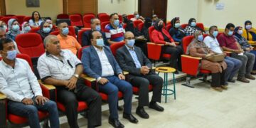 تدريب مشترك بين التعليم والصحة عبر الفيديو كونفرانس إستعدادا لإنطلاق الدراسة ببورسعيد 2 - جريدة المساء تدريب مشترك بين التعليم والصحة عبر الفيديو كونفرانس إستعدادا لإنطلاق الدراسة ببورسعيد 1 - جريدة المساء