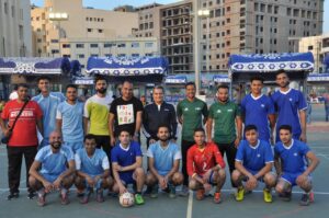 قيادات جامعة كفر الشيخ تتفقد منافسات المهرجان الرياضي الأول للأسر الطلابية 17 - جريدة المساء