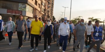 ماراثون شبابى من حملة الأعلام والكشافة .. فى احتفالات "القليوبية" بانتصارات أكتوبر 1 - جريدة المساء