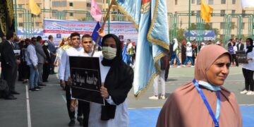 جامعة سوهاج تشارك بالمهرجان الاول للأسر الطلابية بكفر الشيخ 1 - جريدة المساء