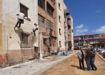 تطوير وتجميل شارع ٢٣ ديسمبر بحى المناخ ببورسعيد 24 - جريدة المساء