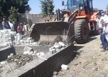 إزالة حالة تعد بقرية العباسية بالمنيا 23 - جريدة المساء