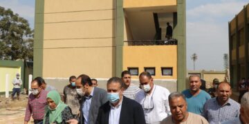 محافظ المنوفية يتفقد شارع مصر ومدرسة عزبة كوم الضبع الابتدائية ومركز تلقى اللقاح .. بالباجور 1 - جريدة المساء