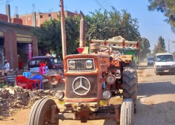 ضبط جرار زراعى ألقى نواتج الهدم بأشمون 32 - جريدة المساء