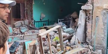 انهيار منزل وإصابة سيدة إثر انفجار أسطوانة غاز بمنوف 2 - جريدة المساء انهيار منزل وإصابة سيدة إثر انفجار أسطوانة غاز بمنوف 1 - جريدة المساء