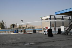 نائب محافظ قنا يشهد سيناريو المحاكاة الفعلية لمحاولة إحباط هجوم إرهابى على مستودع وقود 55 - جريدة المساء