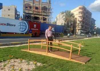 كفر البطيخ تتجمل بالأعمال الفنية فى حديقة 30 يونيو 18 - جريدة المساء