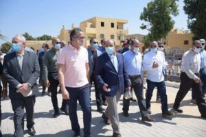 وزيرا التنمية المحلية والسياحة والآثار يتفقدان مشروع إحياء "طريق الكباش" 27 - جريدة المساء