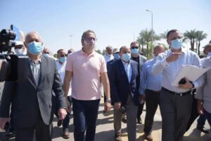 وزيرا التنمية المحلية والسياحة والآثار يتفقدان مشروع إحياء "طريق الكباش" 21 - جريدة المساء
