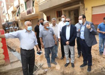 محافظ المنوفية يتفقد أعمال الرصف و التطوير و الحديقة العامة .. بالباجور 25 - جريدة المساء