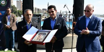 وزير الشباب والرياضة يطلق شارة تحرك سفينة النيل للشباب العربي بمشاركة ١٣ دولة 2 - جريدة المساء وزير الشباب والرياضة يطلق شارة تحرك سفينة النيل للشباب العربي بمشاركة ١٣ دولة 1 - جريدة المساء