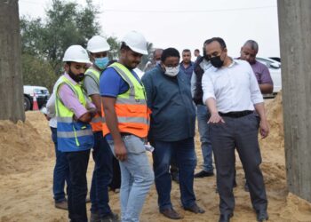 نائب محافظ المنيا يتفقد مشروعات حياة كريمة بقري المعصرة والروضة وقصر هور 29 - جريدة المساء