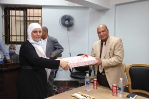 رئيس جامعة جنوب الوادى يشهد حفل تكريم أول سيدة تتولى منصب أمين الجامعة المساعد 73 - جريدة المساء