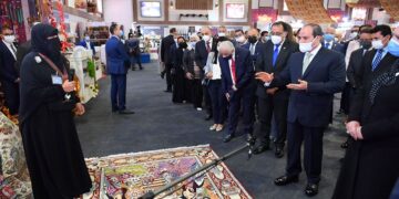السيسي افتتح معرض تراثنا للحرف اليدوية والمنتجات التراثية  1 - جريدة المساء