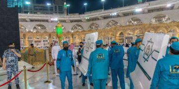 السعودية: إقامة الصلاة والعمرة بدون تباعد بالحرمين الشريفين 2 - جريدة المساء السعودية: إقامة الصلاة والعمرة بدون تباعد بالحرمين الشريفين 1 - جريدة المساء