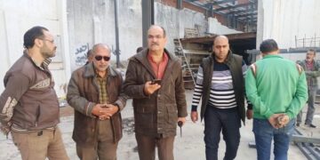 إيقاف أعمال بناء مخالف في المهد بالاسكندرية 1 - جريدة المساء