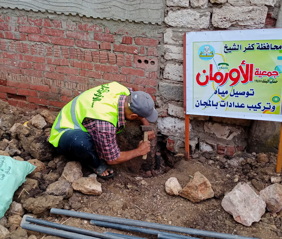أورمان كفرالشيخ توصل مياه الشرب ل٢٠ أسرة غير قادرة بالمجان 19 - جريدة المساء