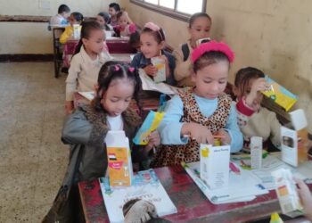 توزيع وجبات التغذية المدرسية على الطلاب ببني سويف 17 - جريدة المساء