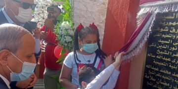 محافظ كفرالشيخ يفتتح مدرسة كريم العرب الثانوية احلال كلى ببلطيم 1 - جريدة المساء
