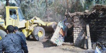 إزالة 67 حالة تعد على أراض أملاك دولة باسيوط 1 - جريدة المساء