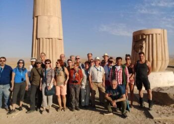 وفد سياحي من أمريكا وهولندا يزور المناطق الأثرية بالمنيا 17 - جريدة المساء