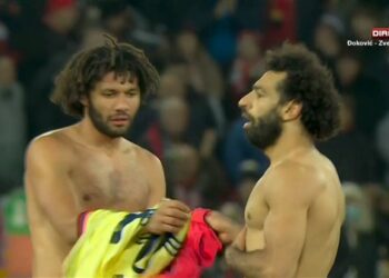 صلاح والننى يتبادلان القمصان 24 - جريدة المساء