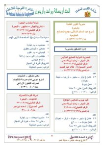 مطلوب شباب لشغل 6189 وظيفة برواتب تصل إلي 10 آلاف جنيه  33 - جريدة المساء