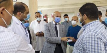 وكيل وزارة الصحة بالشرقية يتفقد العمل بمستشفيى السعديين ومشتول السوق 1 - جريدة المساء
