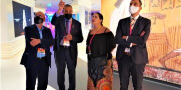 وزير السياحة القبرصي بمعرض اكسبو: حريصون على تطوير العلاقات السياحية مع مصر 2 - جريدة المساء وزير السياحة القبرصي بمعرض اكسبو: حريصون على تطوير العلاقات السياحية مع مصر 1 - جريدة المساء