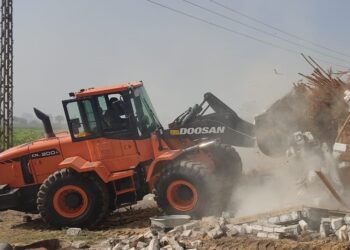 ازالة 157 حالة تعد على أملاك الدولة ببني سويف 23 - جريدة المساء