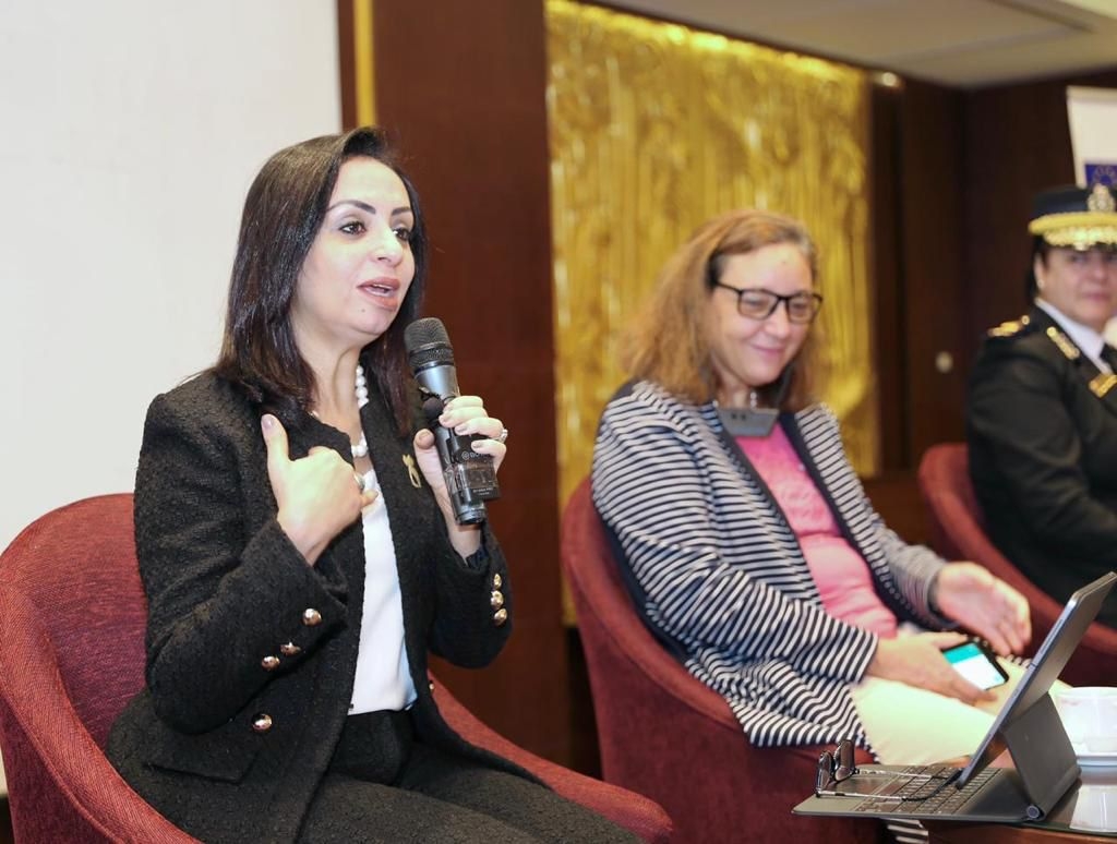 مايا مرسي تشارك في حوار السياسات الوطنية 27 - جريدة المساء