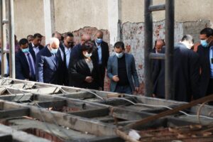 وزيرة الثقافة ومحافظ الجيزة يضعان  حجر أساس  مشروع تطوير مسرح السامر 23 - جريدة المساء