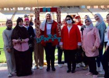 يوم رياضي في أولي فاعليات الأسبوع البيئى لطب أسنان المنوفية 19 - جريدة المساء