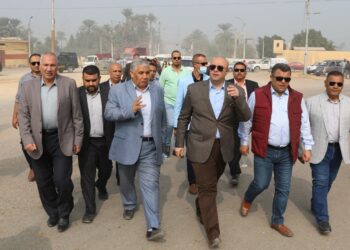 رصف 145طريقا وتطوير الميادين ببني سويف 21 - جريدة المساء