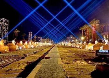 عيون العالم تتجه لطريق الكباش الليلة والاقصر تزينت للحدث الثقافى الكبير 33 - جريدة المساء