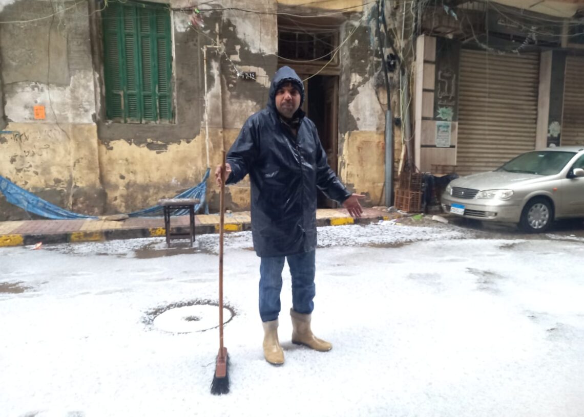 امطار وثلوج بالاسكندريه 19 - جريدة المساء