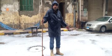 امطار وثلوج بالاسكندريه 1 - جريدة المساء