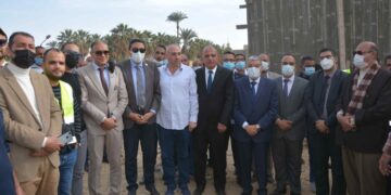 محافظ المنيا، يتفقد عددا من مشروعات قطاعي الصحة والرصف بمركز بني مزار 2 - جريدة المساء محافظ المنيا، يتفقد عددا من مشروعات قطاعي الصحة والرصف بمركز بني مزار 1 - جريدة المساء