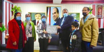 تعليم المنوفية يكرم " مريم " الرابعة على العالم في مسابقة وكالة ناسا 2 - جريدة المساء تعليم المنوفية يكرم " مريم " الرابعة على العالم في مسابقة وكالة ناسا 1 - جريدة المساء