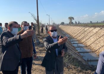 محافظ كفر الشيخ: تبطين 210 كيلو ترع بقرى ومراكز المحافظة 17 - جريدة المساء