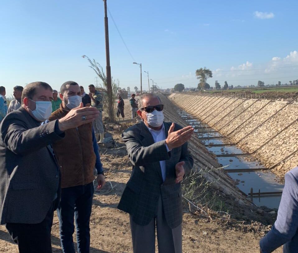 محافظ كفر الشيخ: تبطين 210 كيلو ترع بقرى ومراكز المحافظة 18 - جريدة المساء