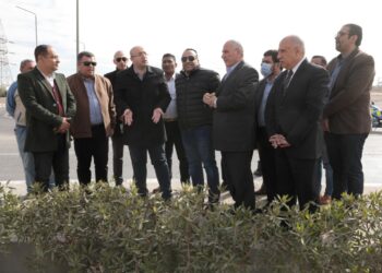 محافظ بني سويف يتفقد تطوير دوران محور عدلي منصور من الناحية الشرقية 25 - جريدة المساء