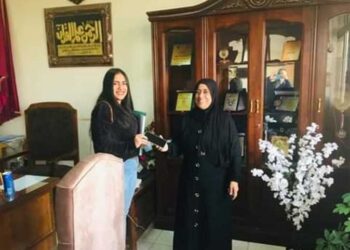 تكريم نادية محمد الموظفة "الأمينة" في كلية التربية النوعية بالمنيا 29 - جريدة المساء