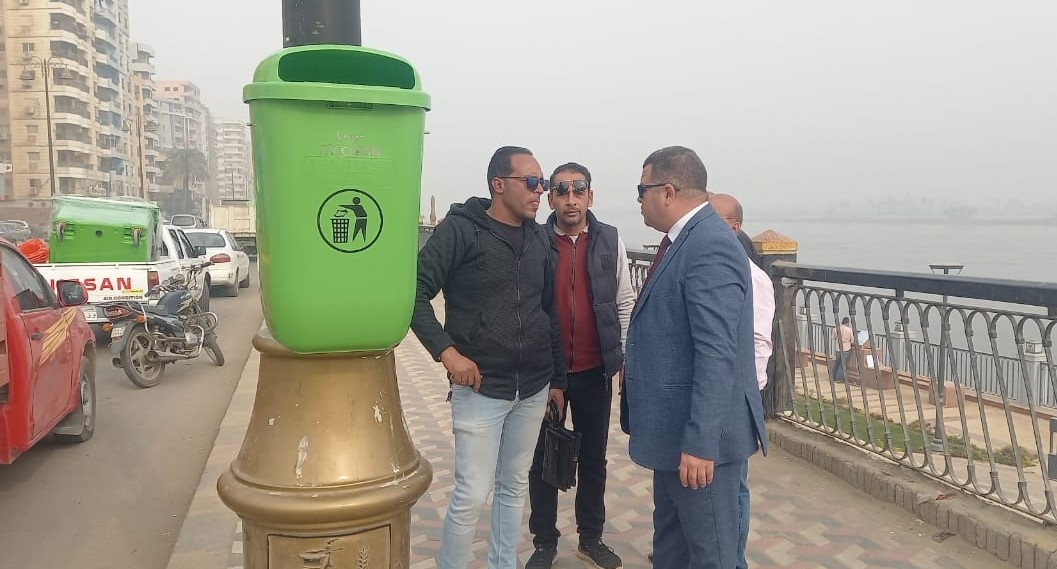 لدعم منظومة النظافة بمدينة بني سويف العاصمة تركيب سلات وصناديق قمامة 17 - جريدة المساء