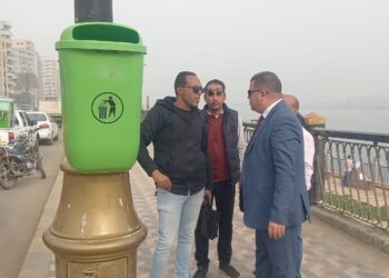 لدعم منظومة النظافة بمدينة بني سويف العاصمة تركيب سلات وصناديق قمامة 31 - جريدة المساء