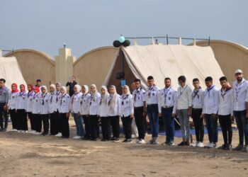 افتتاح المخيم التدريبيي الكشفي والإرشادي لعشائر جواله جامعة كفرالشيخ 28 - جريدة المساء