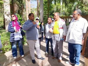 وفد من الاتحاد العربي للشباب والبيئة يزور الحديقة النباتية في أسوان.. صور 31 - جريدة المساء