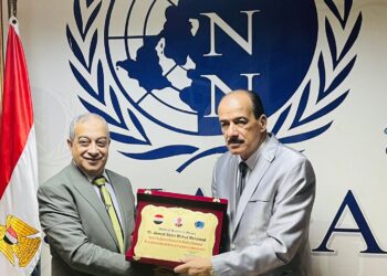 فوز رئيس شعبة الجمارك بلقب الشخصية الاقتصادية الأولي لعام ٢٠٢١ في استفتاءللأمم المتحدة 23 - جريدة المساء